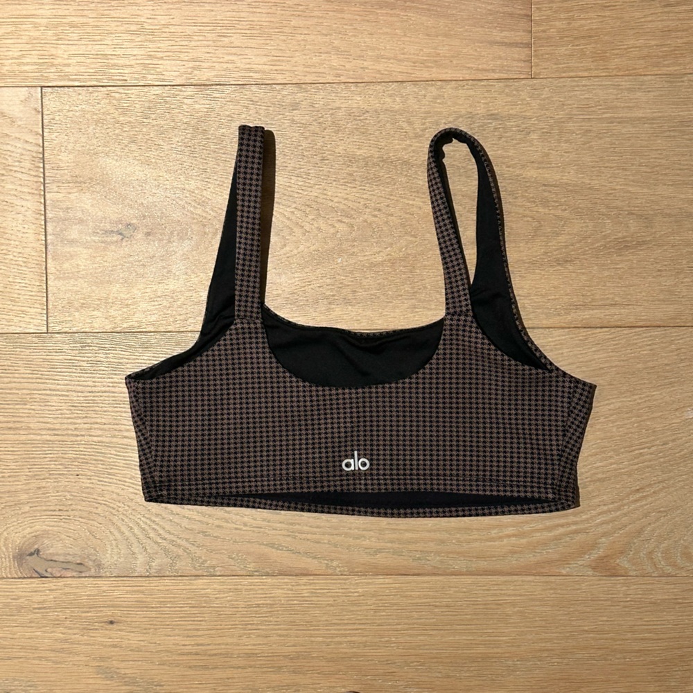 Alo Houndstooth Sports Bra - Picture 3 of 3